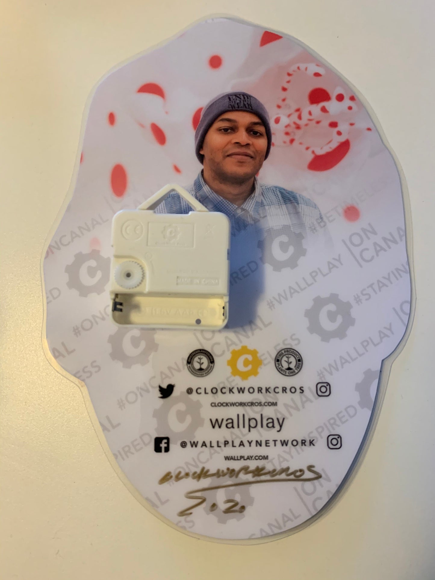 Vice Verses Clock designed by Clockwork Cros