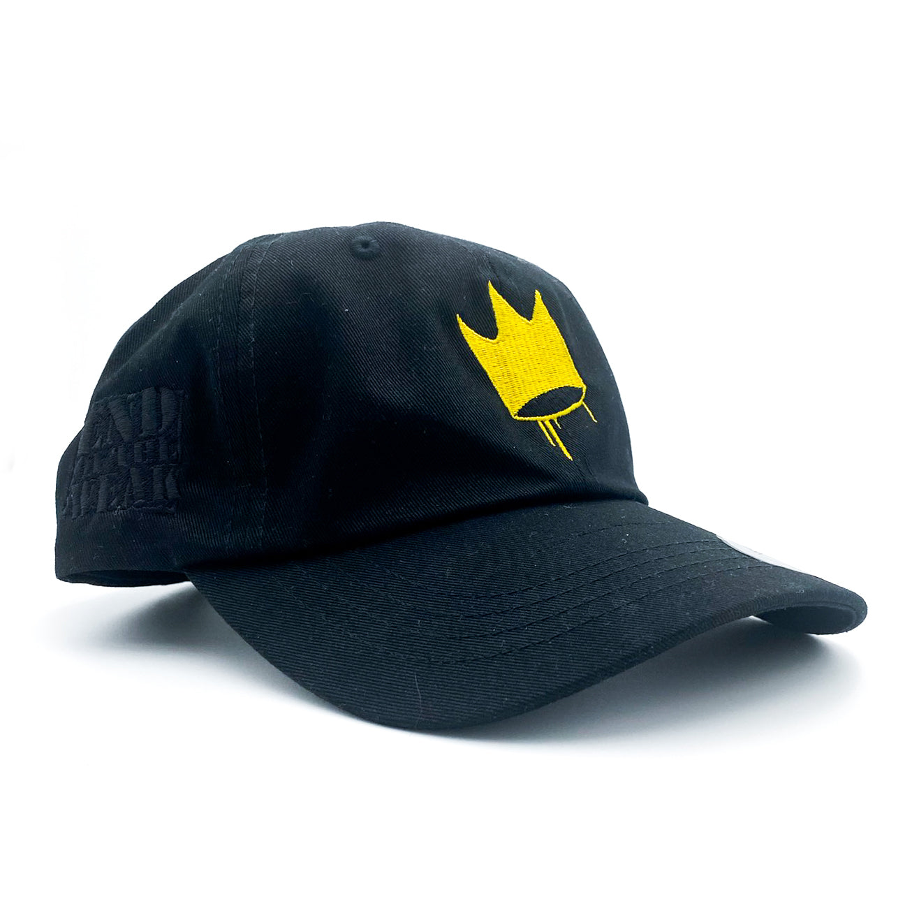 "Crown" VVS Embroidered Black Dad Hat