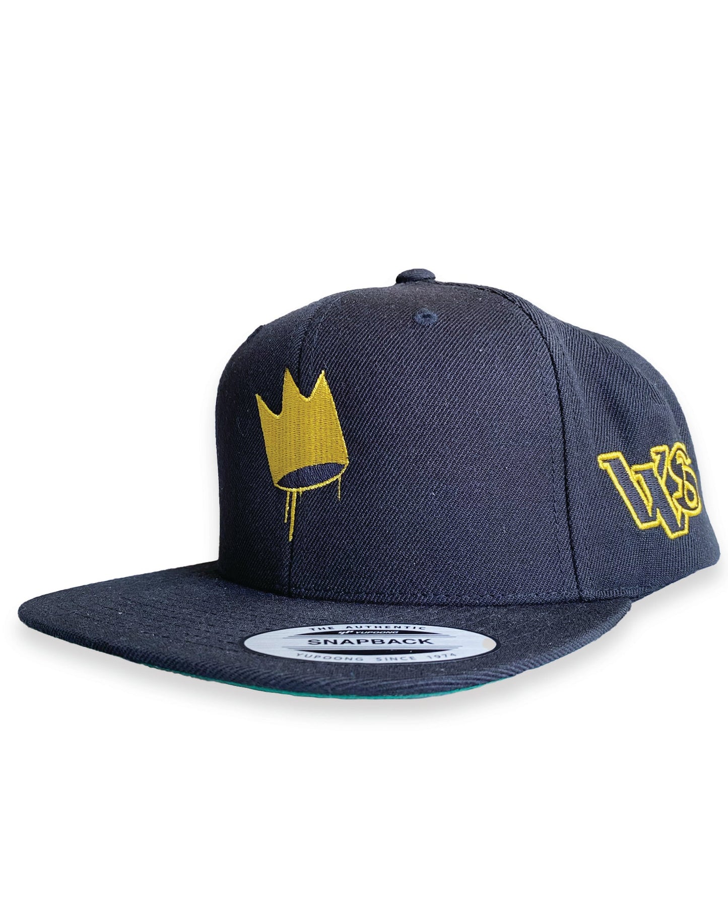 "Crown" VVS Embroidered Black Snapback