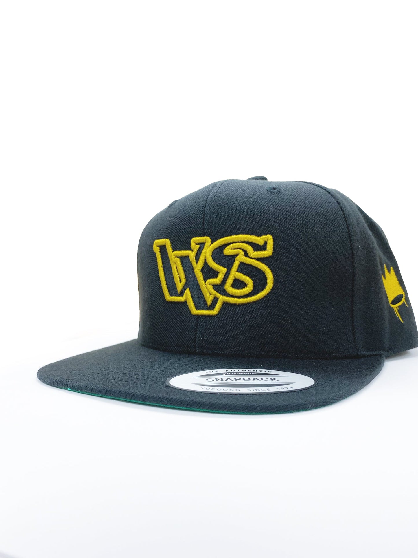 "VVS" Crown Embroidered Black Snapback