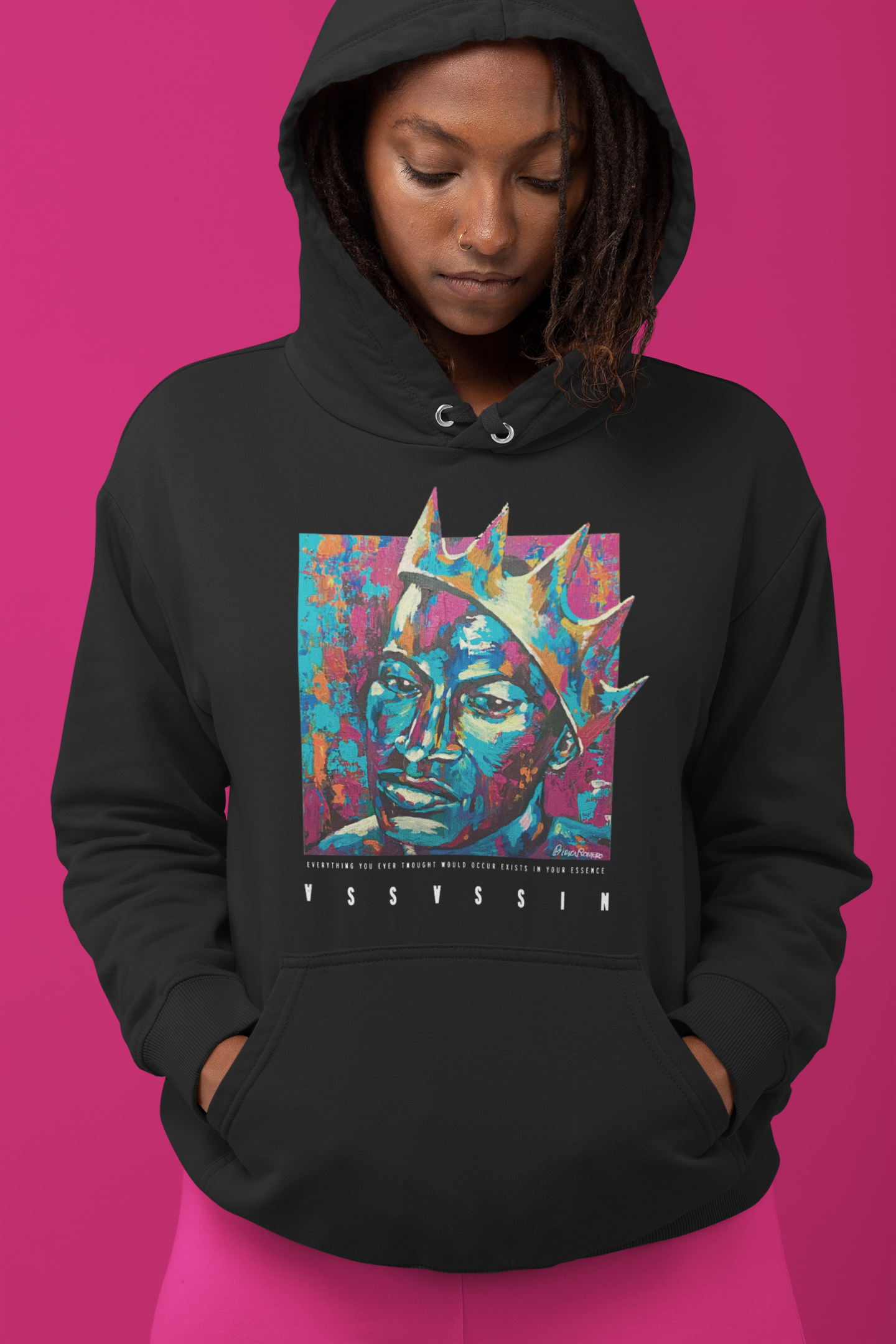 King Vice Hoodie - Black (Unisex)