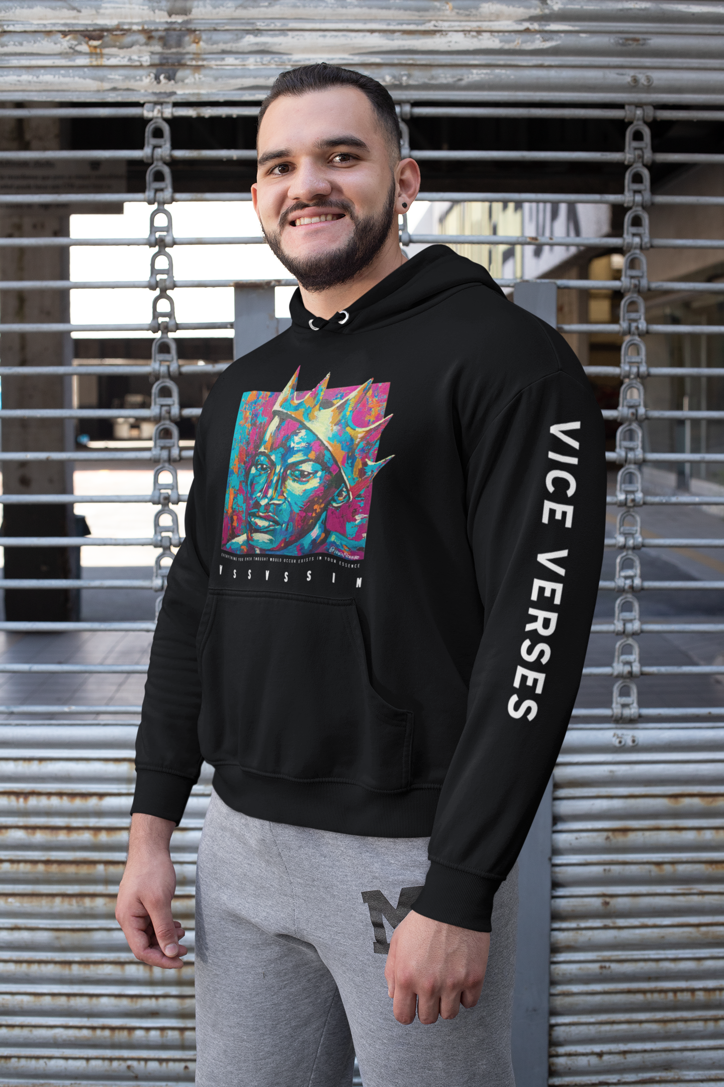 King Vice Hoodie - Black (Unisex)