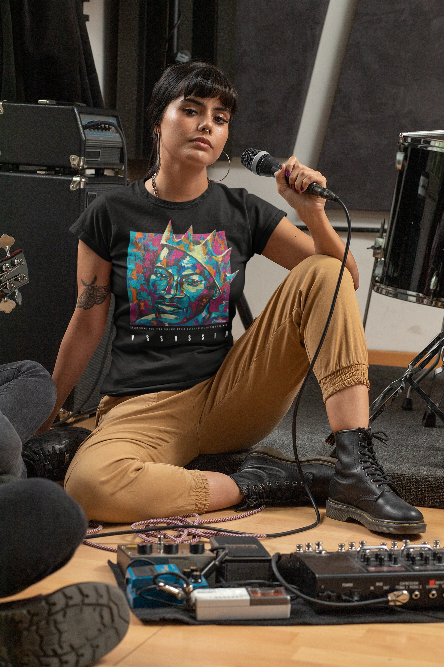 Women's King Vice T-shirt - Black