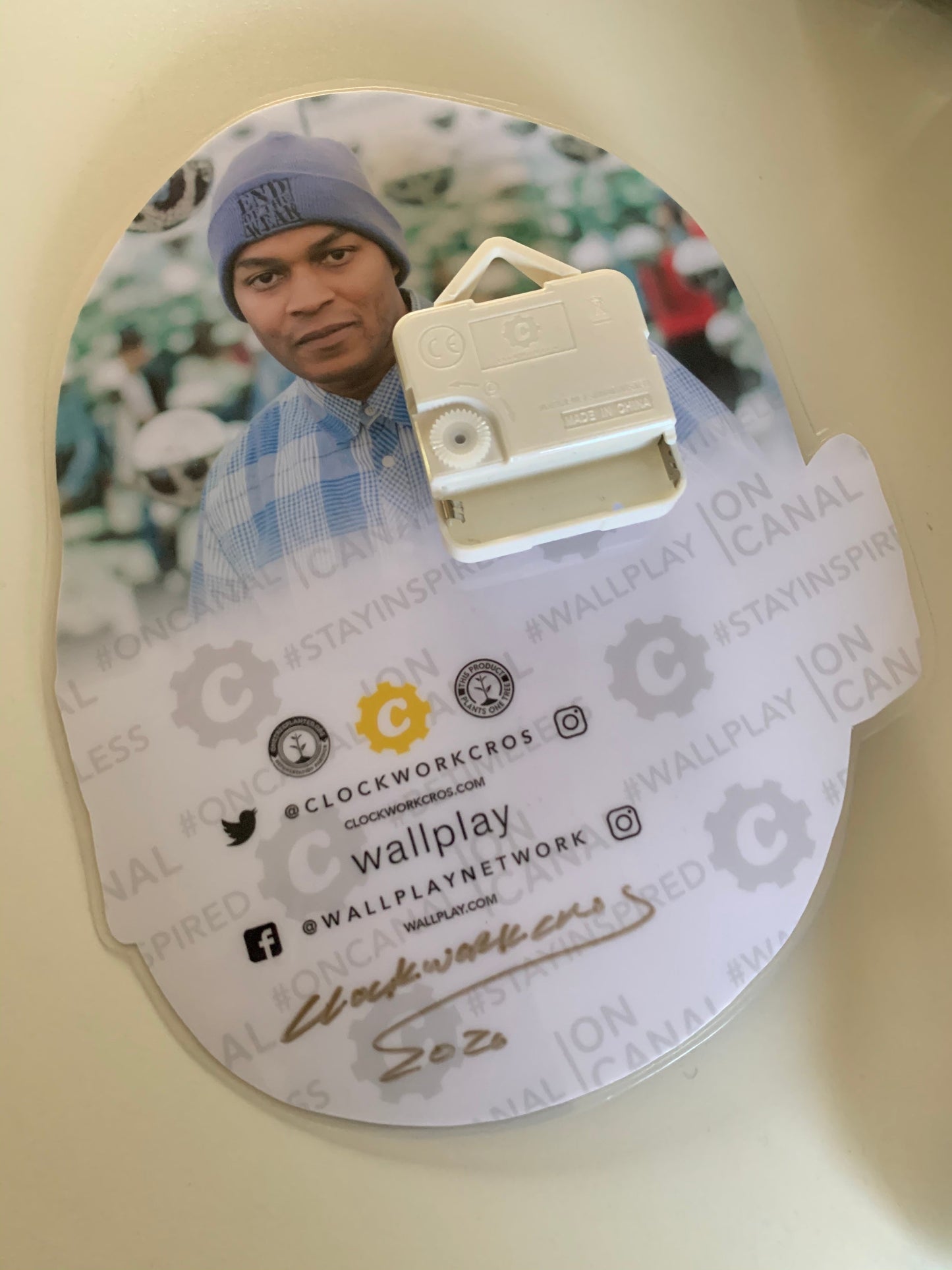Jason Williams Clock designed by Clockwork Cros